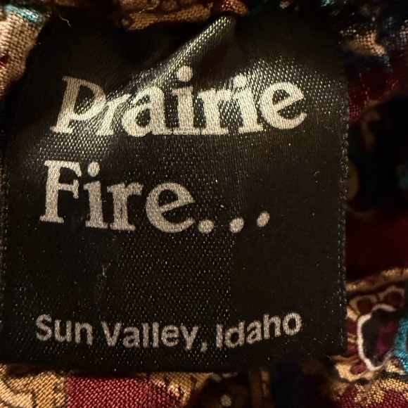 Prairie Fire Sun Valley, Idaho Full Skirt Goblincore Country Hippie - Picture 6 of 8